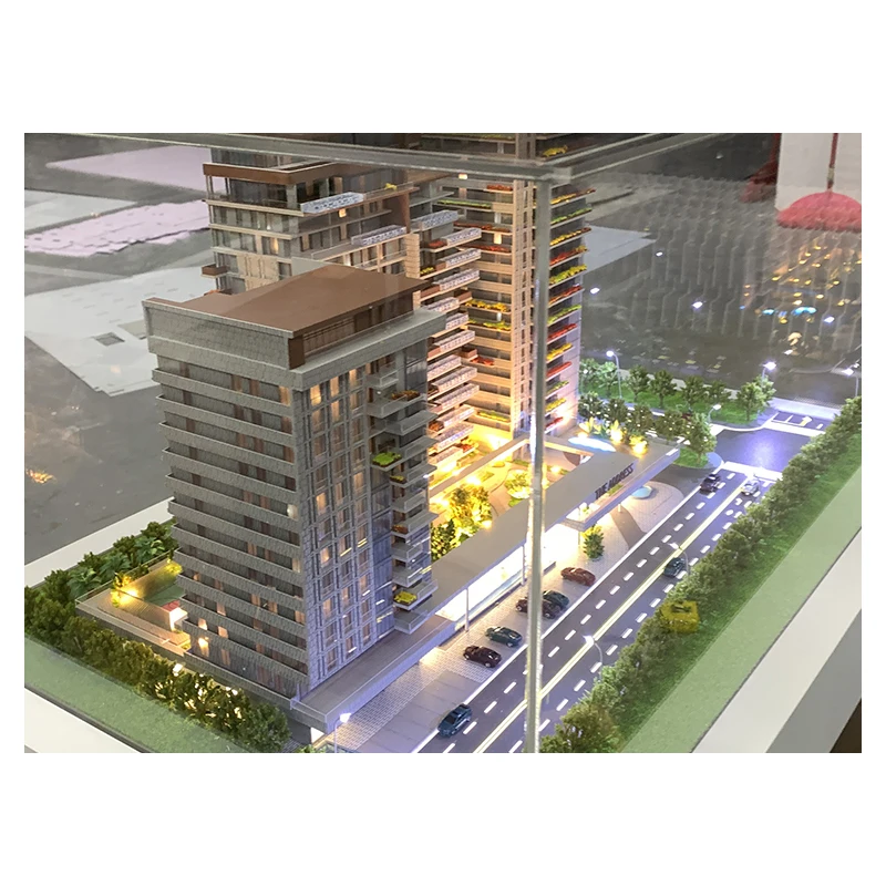 Brand New Architectural 3D Landscape Planning Model Design House Building Model With One Year Warranty