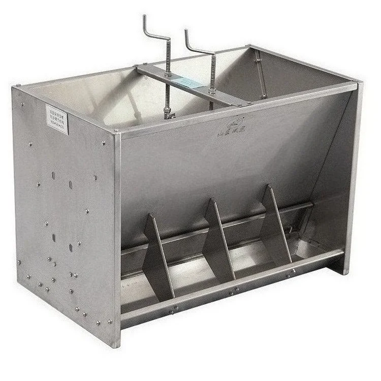 Convenient piglet feeding stainless steel pig feeder equipment for pig pens