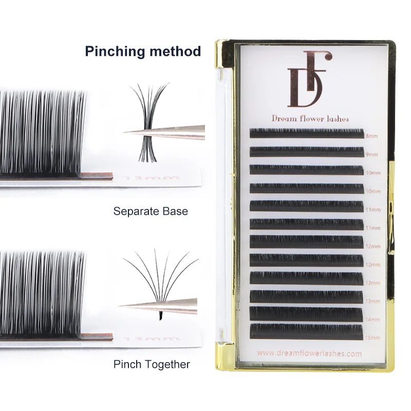 Wholesale Premium Cashmere Lash Extensions Supplies Individual Eyelashes Tray Private Label Mink Volume Eyelash Extensions