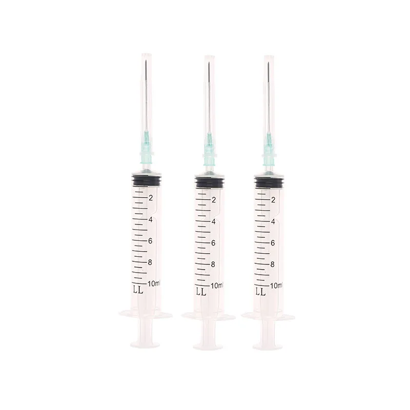 syringe 10 ml 10cc disposable luer slip or luer lock syringe