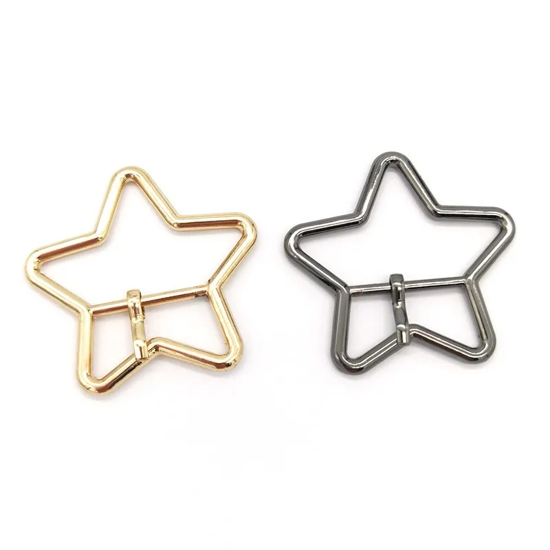 Wholesale Custom Five-Pointed Star Belt Buckle Zinc Alloy Luxury Metal Buckle For Belt