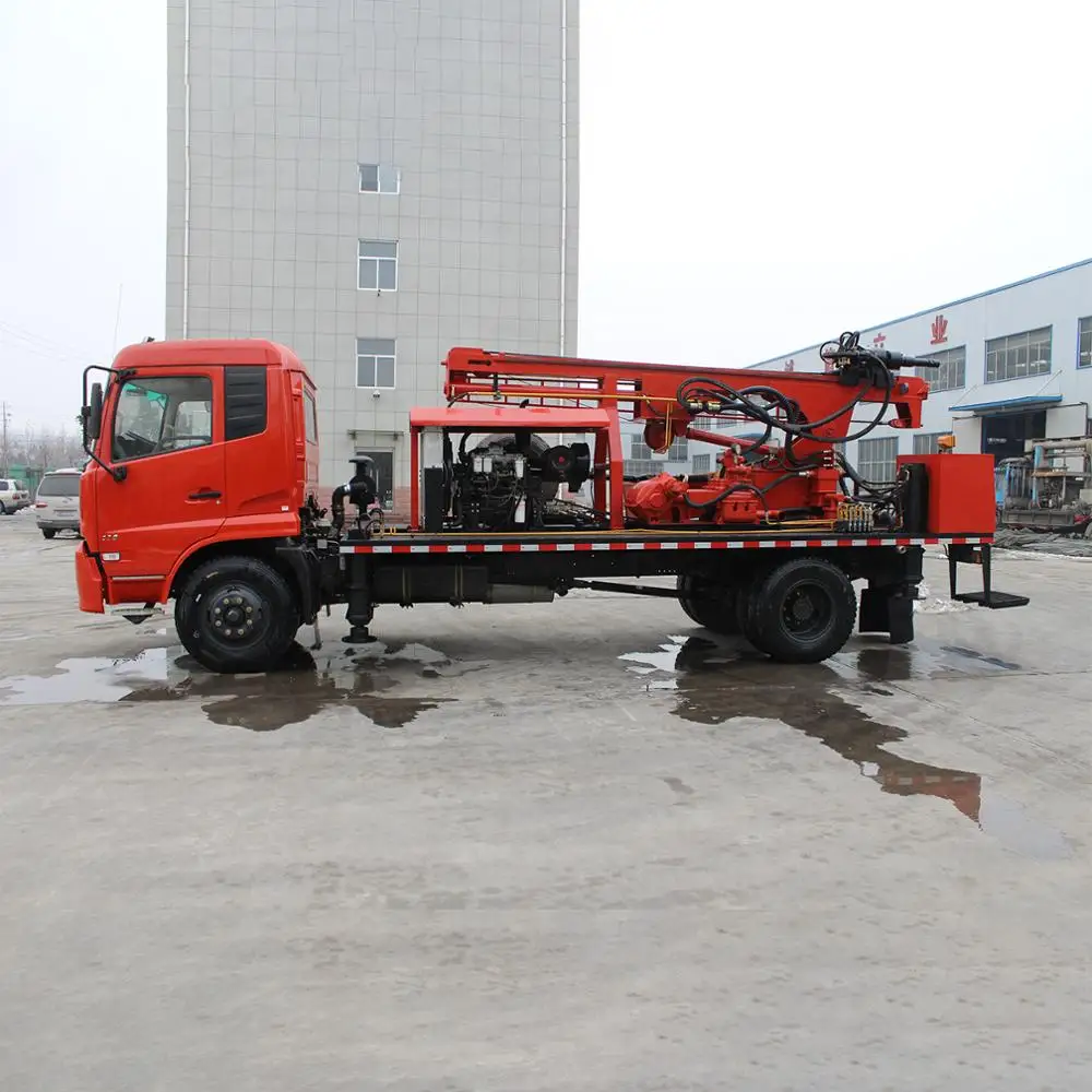 Used 600m truck mounted deep borehole water well drilling rig machine for sale