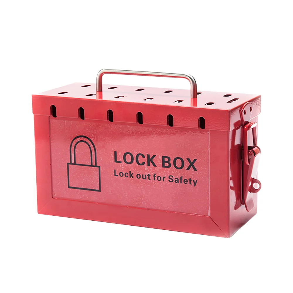 12 Master Lock Red Portable Steel Plate Padlocks Lockout Tagout Safety  Lock Management Station