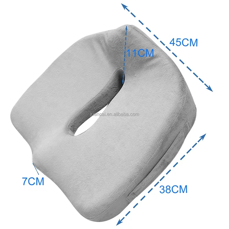 100% полиэстер пены памяти стул облицовка площадка/коврик/настил/Накладка копчик подушка для автомобиля офисное компьютерное кресло-коляска и подушки сиденья