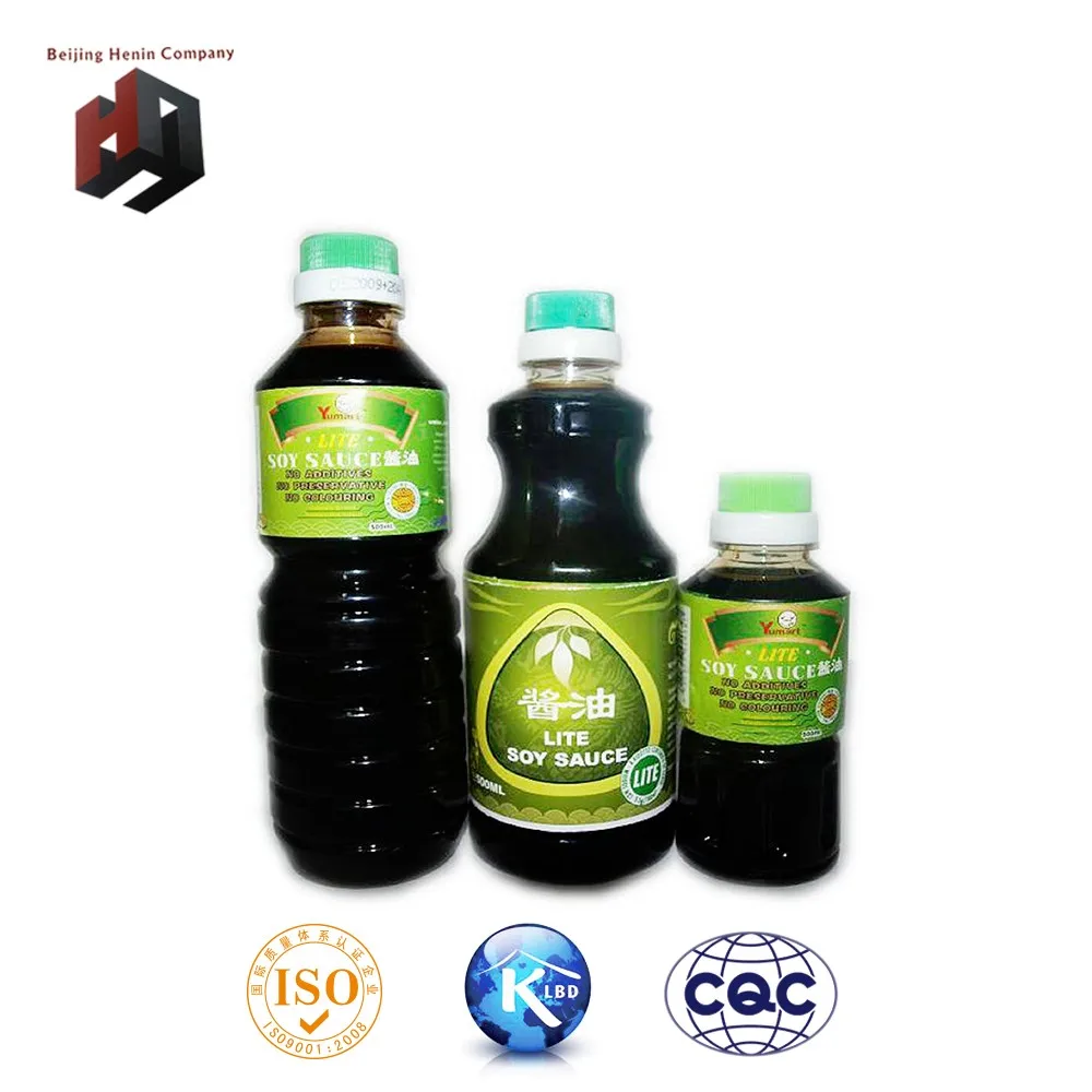 High Quality Bottled Soy Sauce Light and Dark Varieties Brewed Processing Type