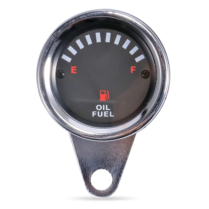 Retro Motorcycle E F Fuel Digital Oil Fuel Gauge Meters (1600164559188)
