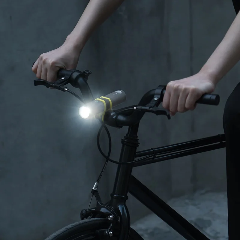 HOTO Matte Surface Rechargeable LED Torch Anodic Oxidation Treatment Protects Flashlights Torches