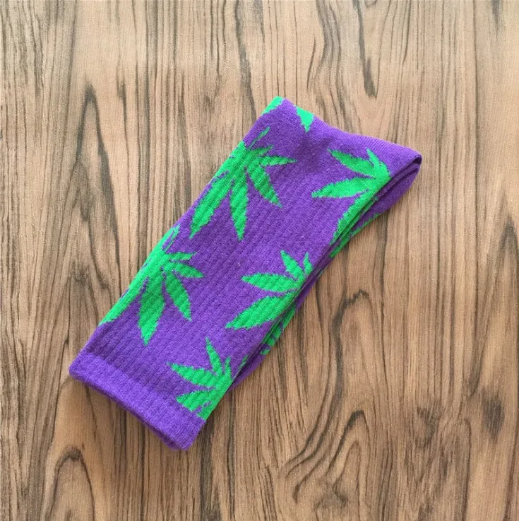 
Cheap Women Men Ankle Maple Sock Hemp Meias Leaf Female Spring Summer Autumn Skateboard Hip Hop Socks 