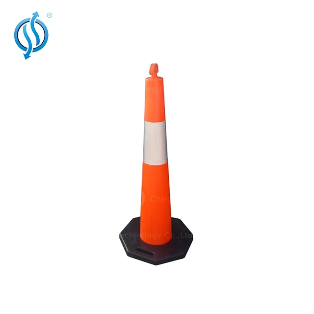 Flexible Reflective Road Post PU Lane Separator Traffic Parking Plastic Bollard