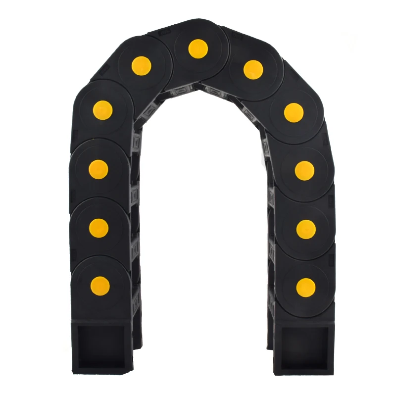 Closed Drag Chain Energy Tracks Plastic Nylon energy drag chain