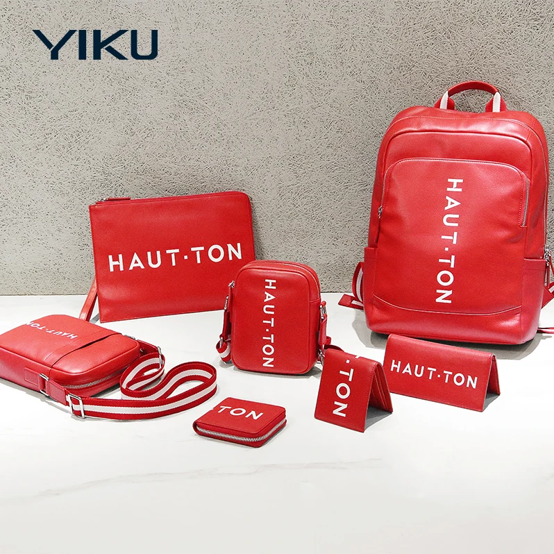 Custom leather Men Women Wallets Purses Fashion  Zipper  Money Coin Holder Female Long Purse Polyester Red RFID