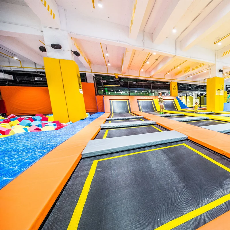 Indoor large parent-child interactive trampoline park customizable amusement park equipment manufacturer
