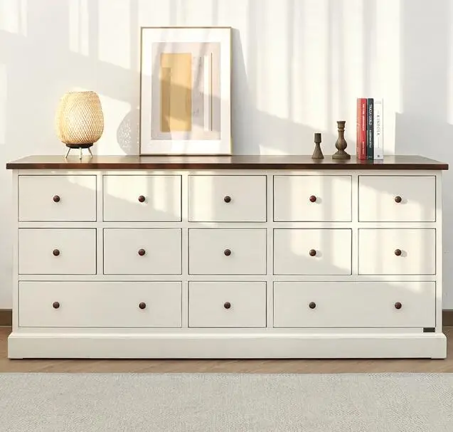 Chinese Wholesale Vintage Antique Decorative Oak Sideboard Cabinets Home Furniture Wooden Storage Living Room Cabinets