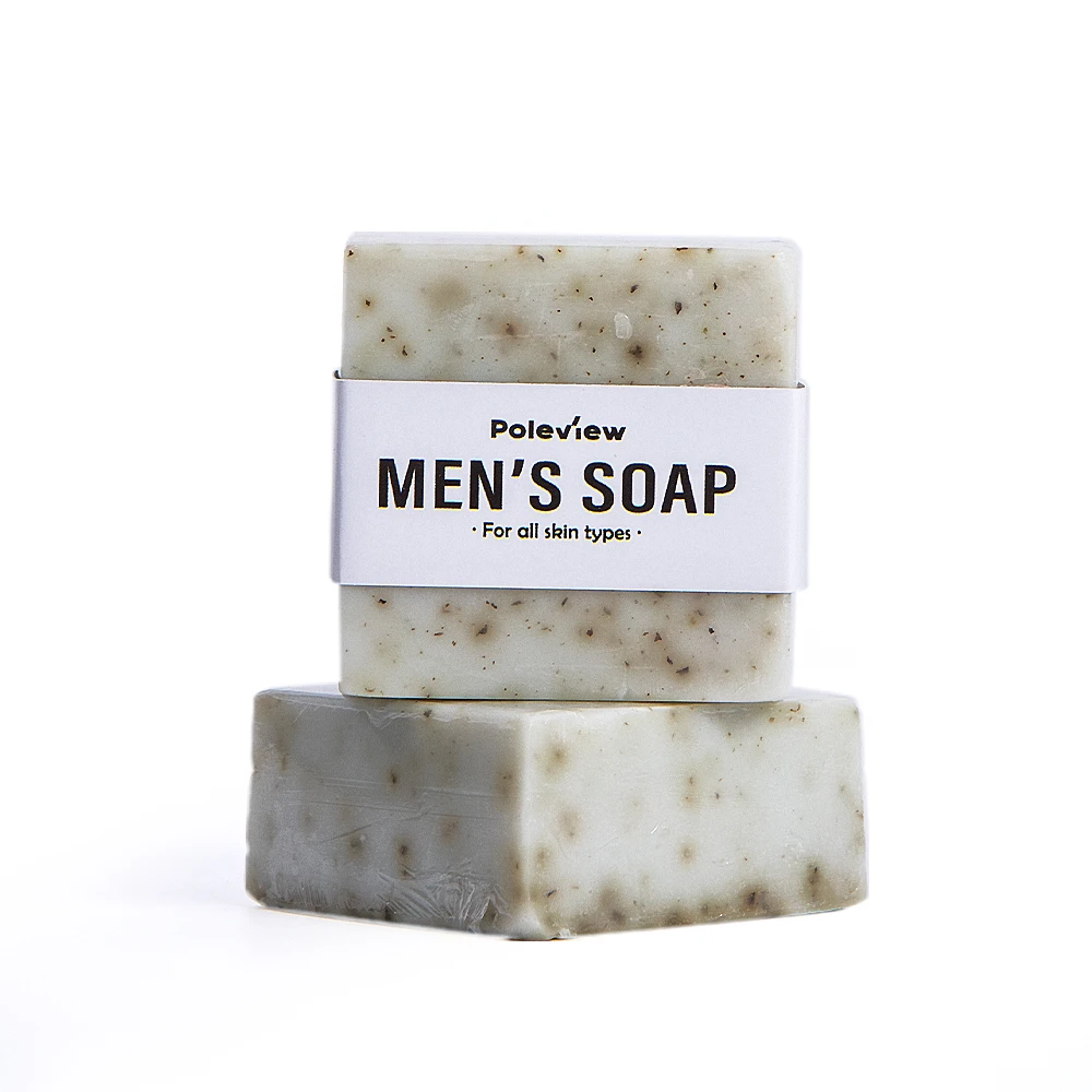 New Trends Private Label Organic Handmade Mens Bath Soap with Hot Process