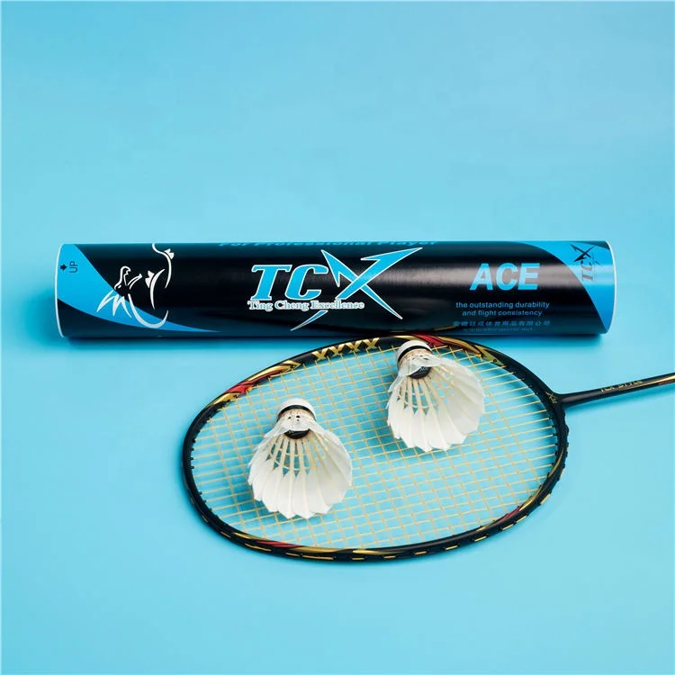 TCX ACE Good Goose feather duck feather badminton  Good feathers and plugs to ensure a good feel for the ball and a comfortable