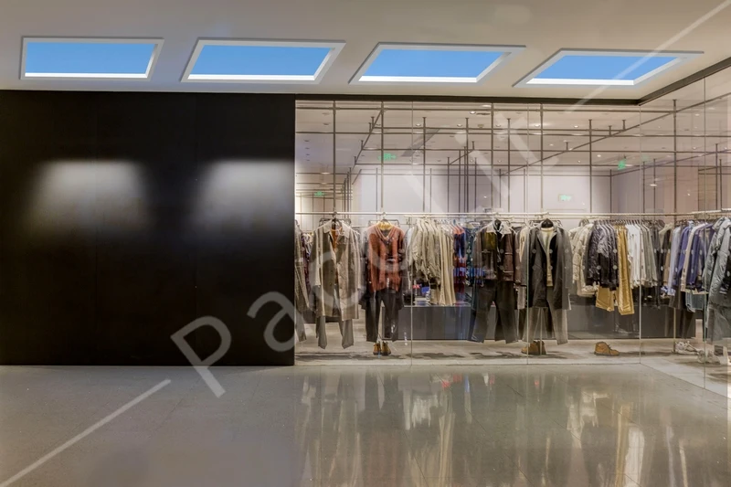 Commercial Decorate Lighting 1200*600 Indoor Roof  Panel LED Lighting Virtual Sun Light Blue Skylight