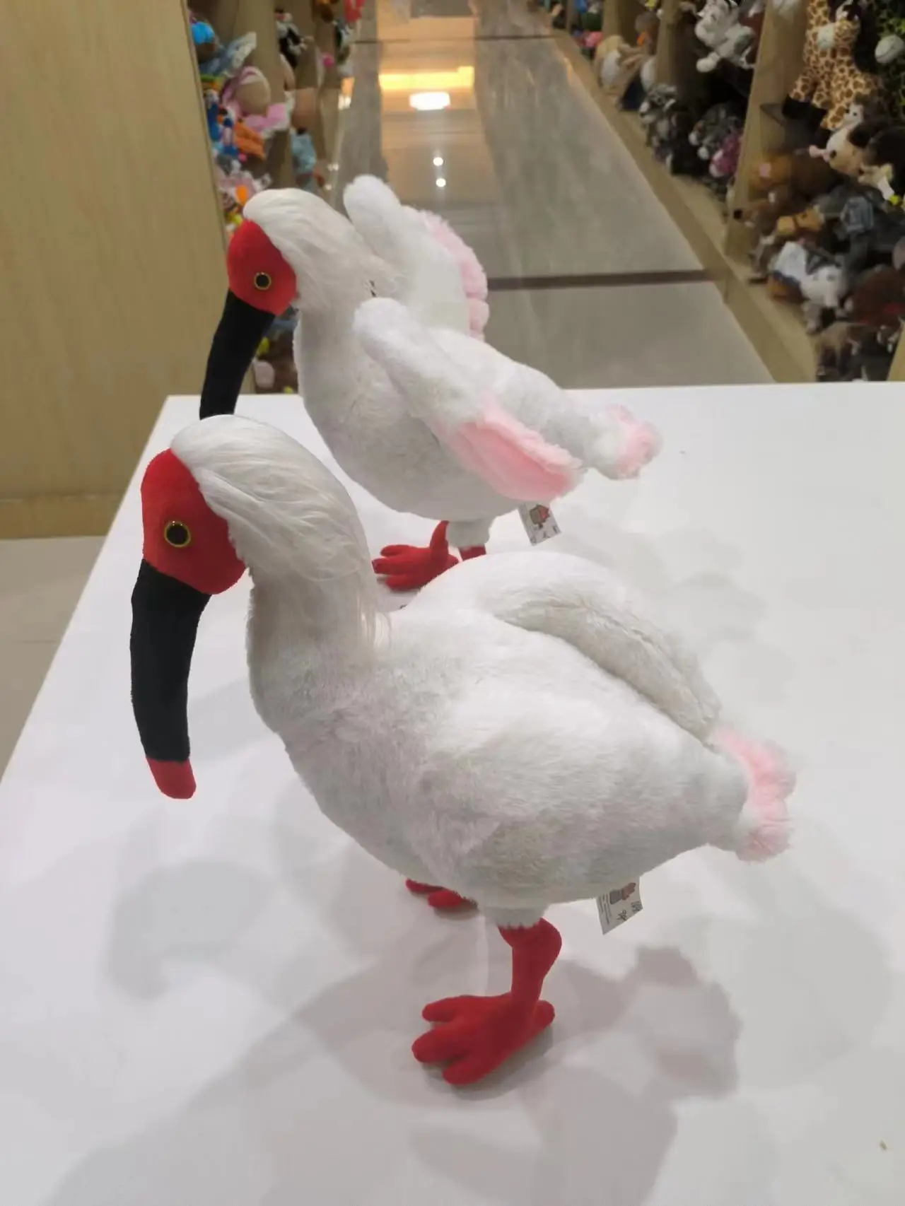 37CM Custom New Arrival Endearing Plush Crested Ibis Toy Plush Nipponia Nippon Stuffed Animals