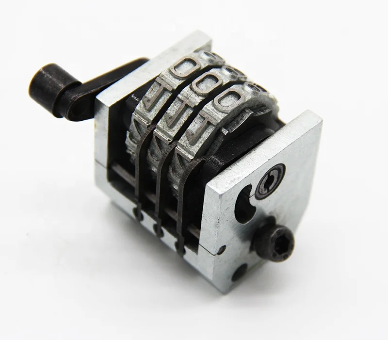 3digit Rotary type numbering machine numbering box numerator for multilith .Hamada offset machine