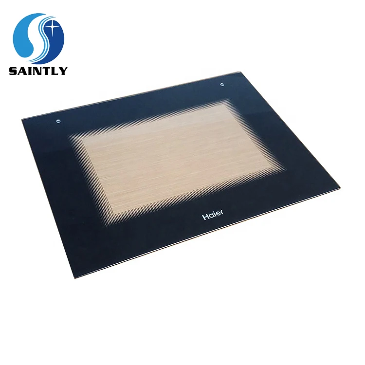Manufacturers high temperature oven glass panels Silk screen printed tempered glass for oven door