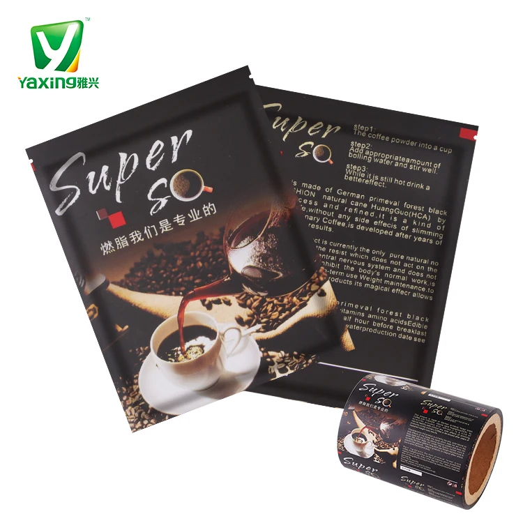 
Customized of CPP Aluminized Composite Film Coffee Powder Tea Food Packaging Laminating Plastic Biodegradable Roll Film 