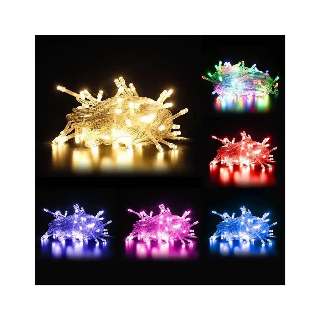 LED String Holiday Wedding Light 18M 28M 48M Custom Fairy Lights Christmas Decoration Waterproof LED Garland Lights
