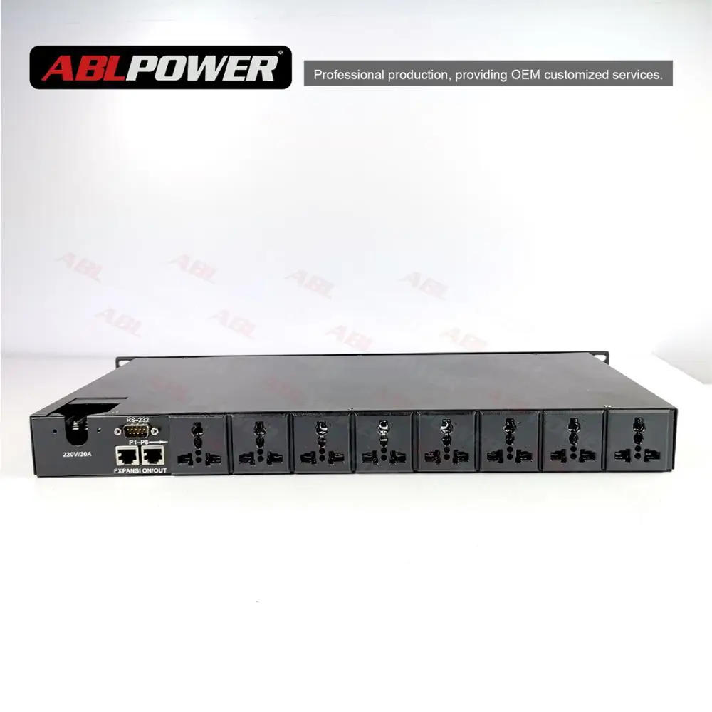 Smart power sequence box sound system dj equipment power supply sequencer 8 channels