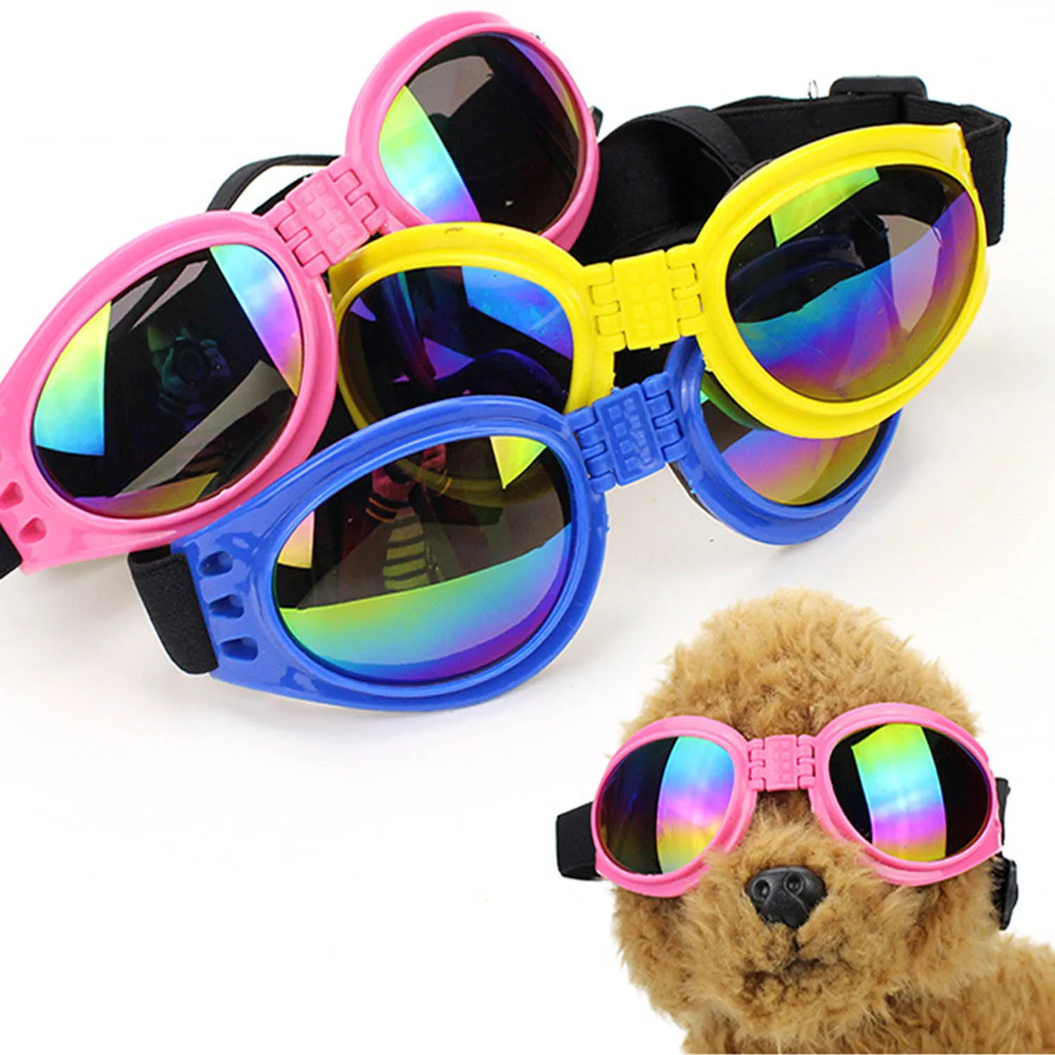 2022 new trend Colorful  Foldable  Dog UV Protection Pet Sunglasses Dog Cat Accessories