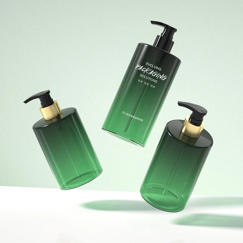 Plastic Bottle Wholesale PET Shampoo Bottle 500ml Custom Shampoo and Conditioner Bottle