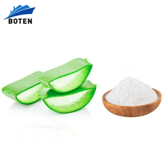 Aloe Vera Extract 100% Fully Soluble in Water Aloe Vera Gel Freeze Dried Powder  100:1