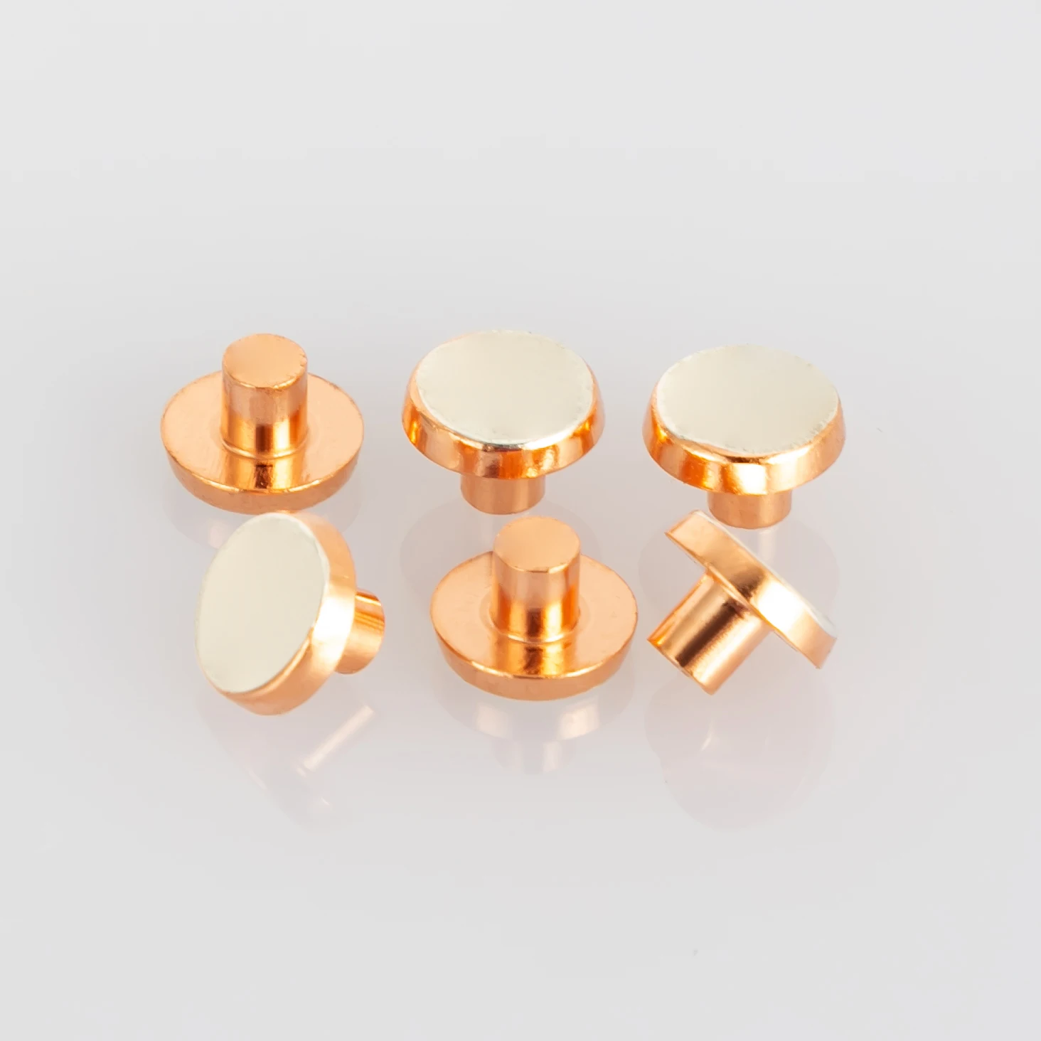 Bimetal Rivet Contact Electrical Contacts Bimetal Rivet Silver Electrical Contact Cu AgSnO2