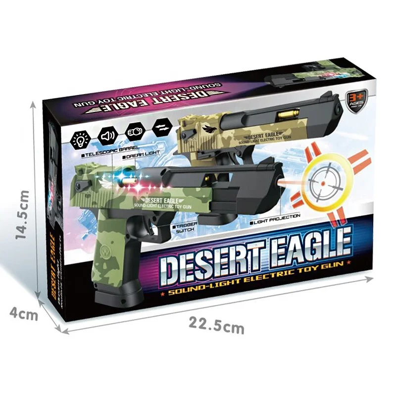 Kids plastic gun toy cheap electric shake toy guns with light and music, projection function