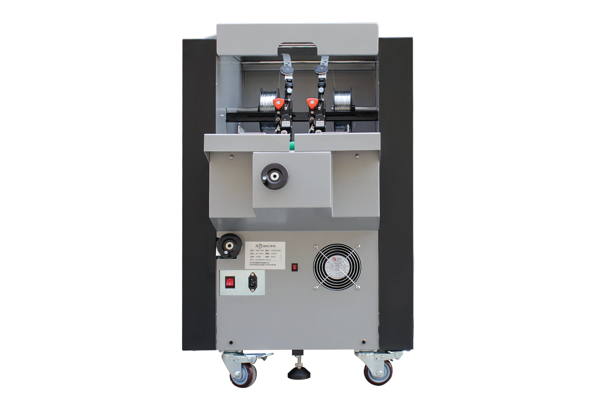 SBM-460 electric booklet maker folder folding machine manual feeder booklet maker machine with best price