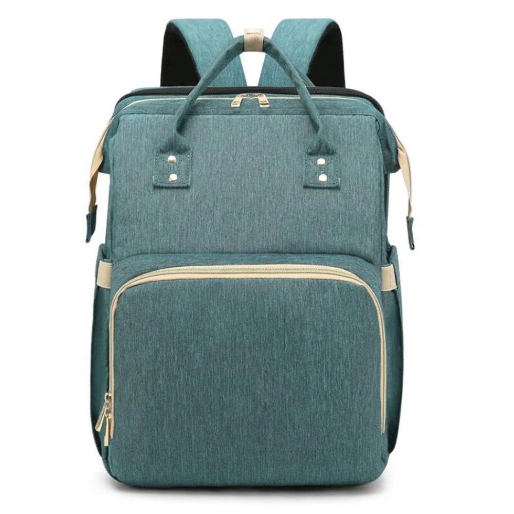 
Multi-function foldable bassinet shopping backpack diaper bag changing travel cot portable baby bed diaper bag 