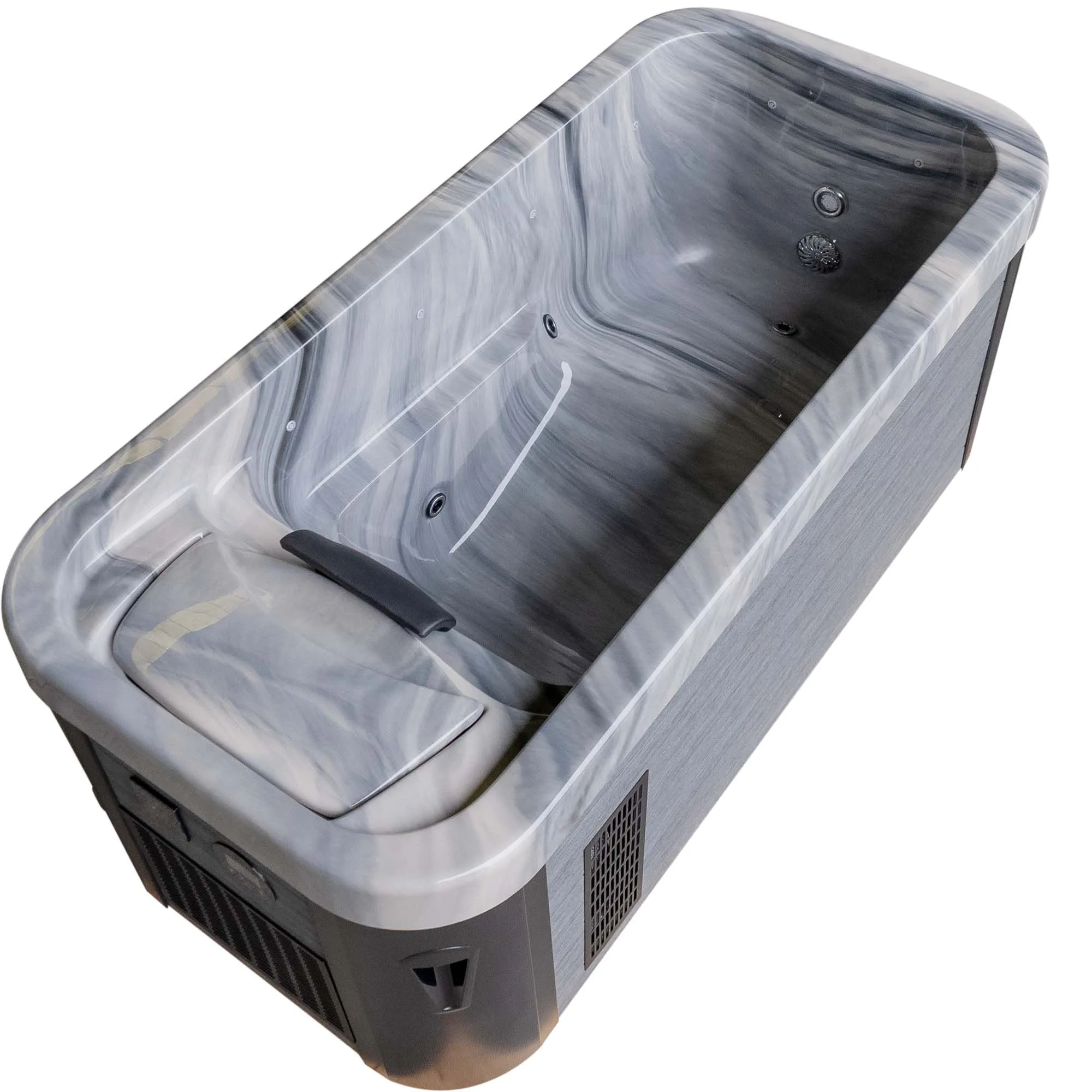 LOW PRICE FACTORY Home Therapy Cold Plunge Recovery Pod with Cooler Chiller Oval 1 person Ice Bath