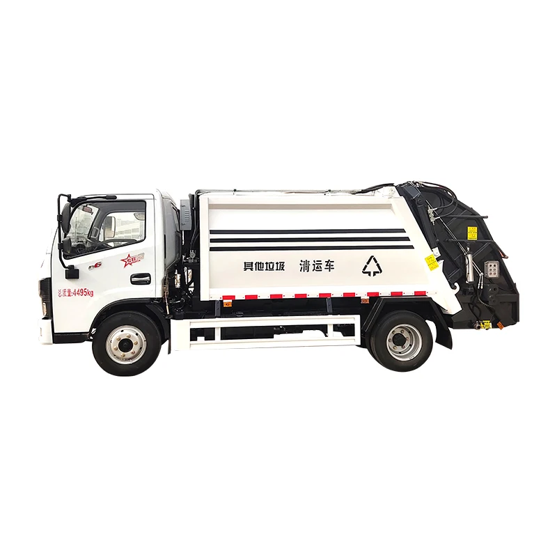 Compact Sanitation Truck Compression Garbage Collection Vehicle with Compressed
