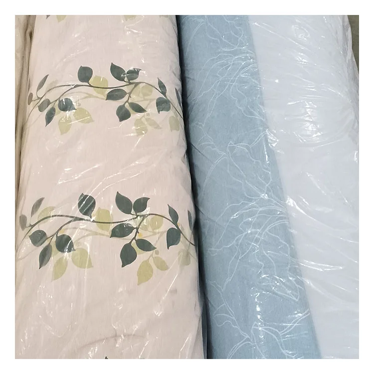 Fabric Clearance Polyester Jacquard Blackout Fabric Stock Linen Sofa textile Bedroom for Curtain