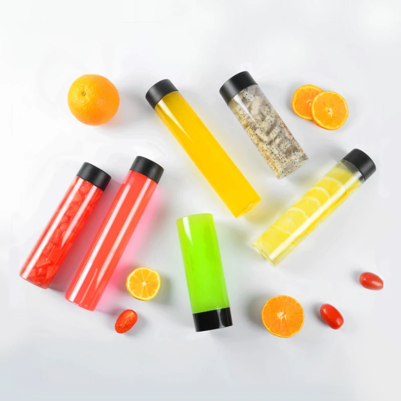 PET Bpa Free Bulk Empty Pet 600ml 500ml 400ml 350ml bottles for juice business plastic bottles for juice