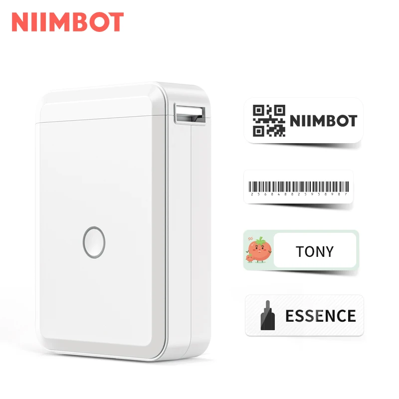 NiiMbot environmental label sticker printer mini barcode label printer for Electronic Organizers