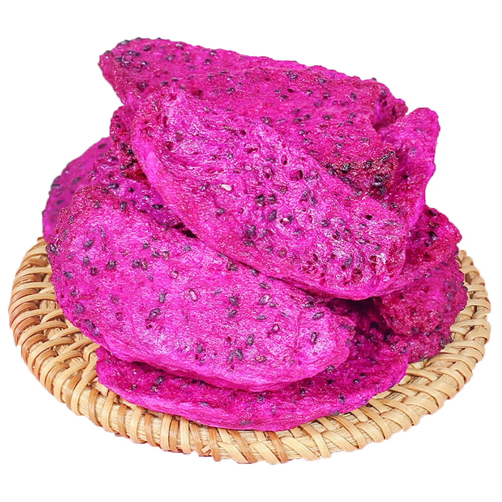 Wholesale Freeze Dried Red Dragon Fruits Crisps Freeze dried Pitaya Fruit Slices