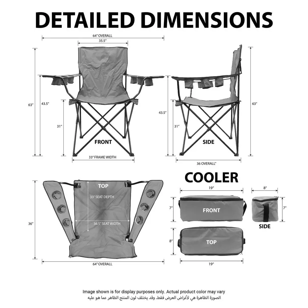 Large Foldable Big Giant Camping Chair Custom Folding Party Club Events Picnic Outdoor Chairs