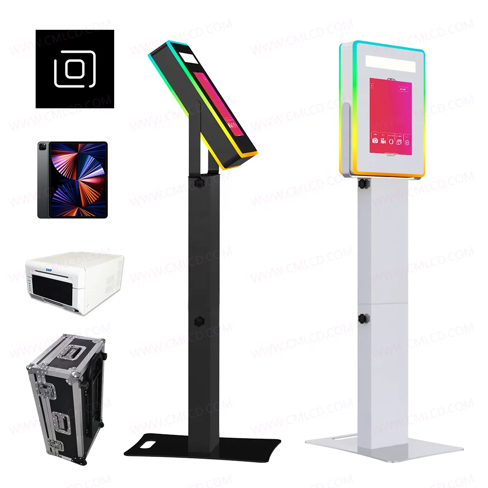 Event photo booth 10.2/10.5/10.9/11/12.9 inch iPad Air iPad Pro photo booth with flight case self photobooth vending machine
