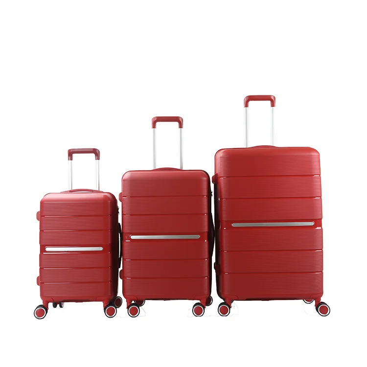 Best 20 28 Inch fashionable trolley suitcase Hard PP 4-Piece Universal Wheels Suitcase Set fashionable caster wheels lock wheels