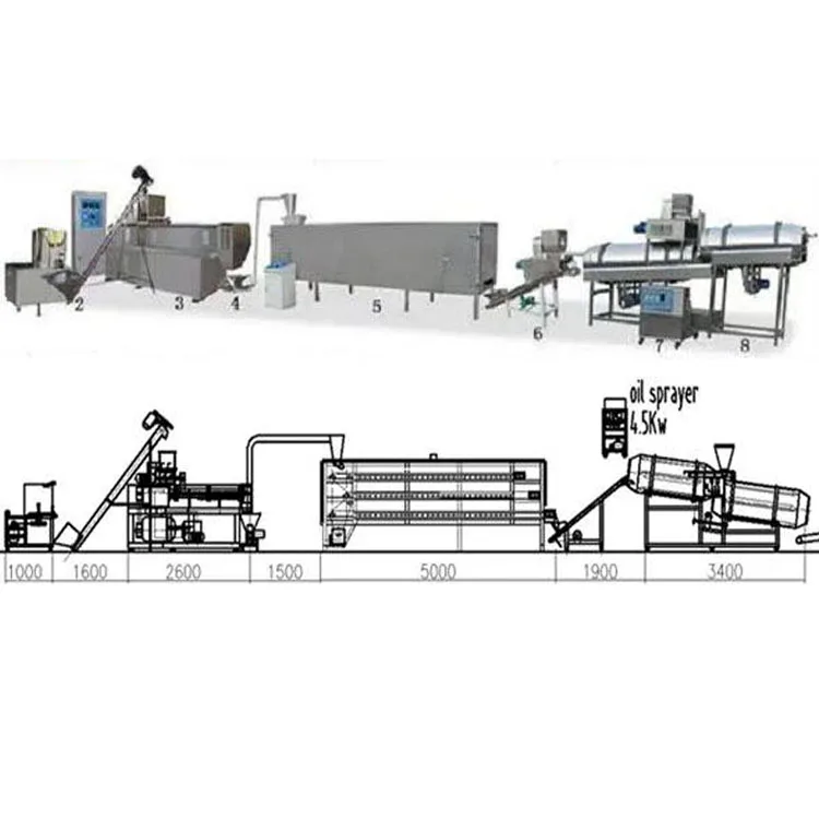 low price of corn puff making machine min puff making machines corn dough extruder snack machine