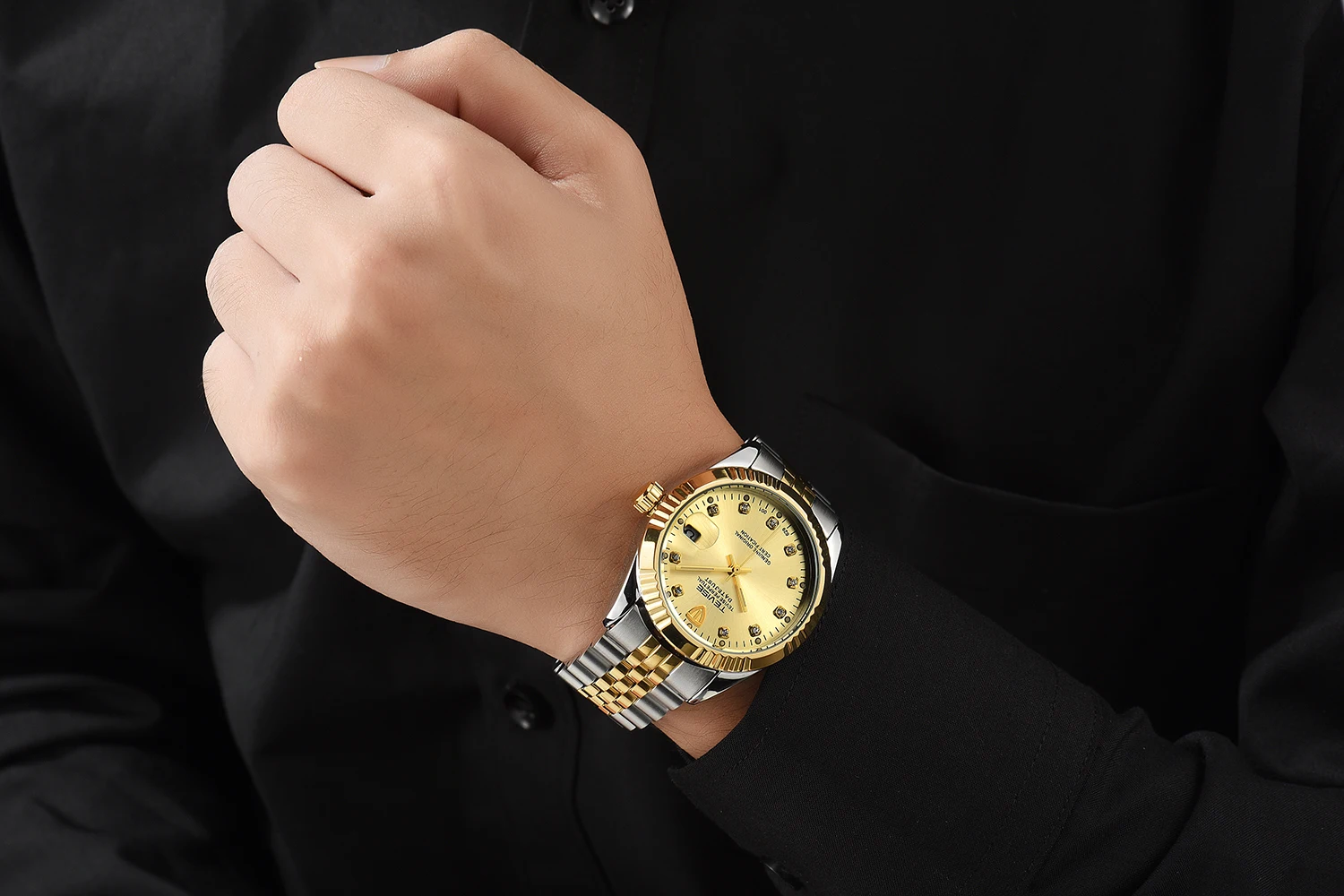 Date Wrist Watch Luxury Super Thin Watches for Men Automatic Watch Mechanical