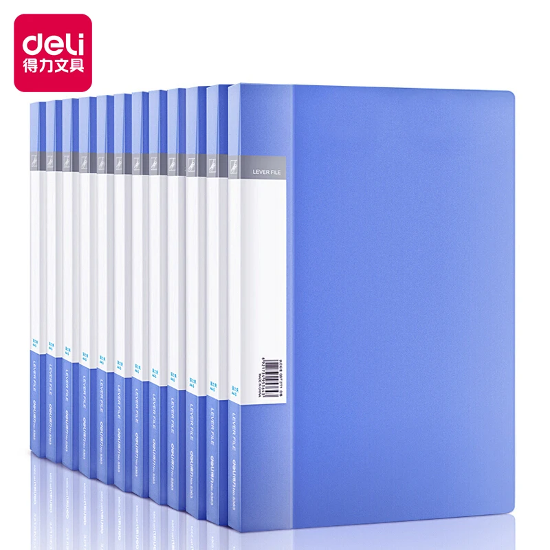 Plastic Double Strong Clip Clamp Binder Without Rings Sheet File Folder Protector for A4 Size Paper Office