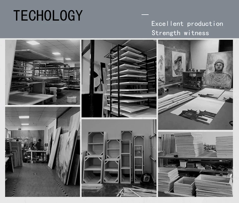 Wholesale Blue and yellow cloud African abstract decorative canvas wall artist living room printing posters