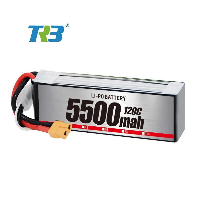 Аккумулятор для дрона TRB FPV 6S 22,2 V 7500/22000/5500/6500/8000/9000/10000mAh Липовая батарея для 7-8 дюймов 400-450 мм X8 10 дюймов FPV Дрон