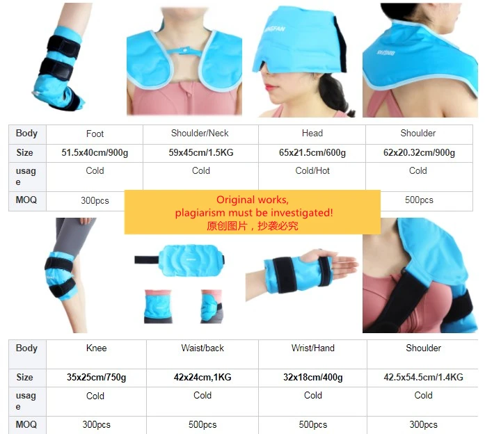 Hot cold ice pack ,reusable therapy  knee  gel ice pack  wrap  for injuries