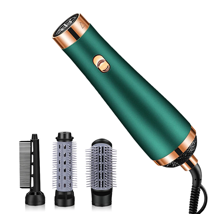 OEM New Arrival Wholesale Professional 3 In 1 Hair Dryer Brush Electric Hot Air Brush Fast-Styling Hair Straightener