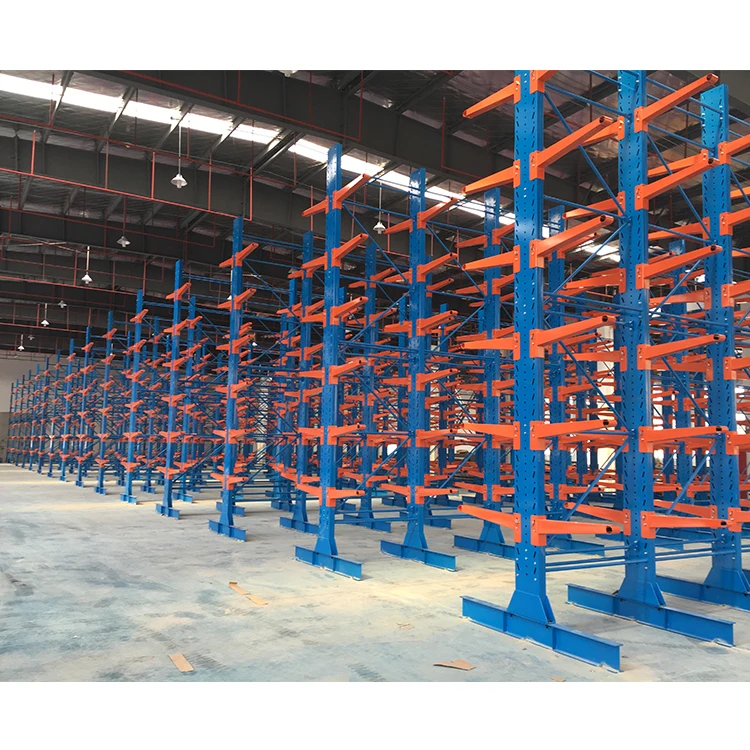 Modern Style Customizable Cargo Storage Single-Side Cantilever Rack